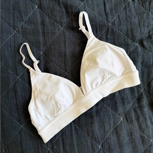 lululemon athletica Cream Wireless Triangle Bralette